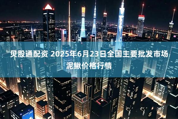 贝股通配资 2025年6月23日全国主要批发市场泥鳅价格行情