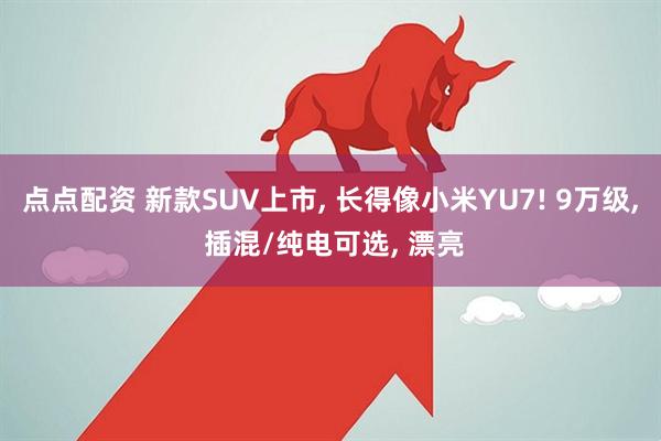 点点配资 新款SUV上市, 长得像小米YU7! 9万级, 插混/纯电可选, 漂亮